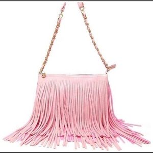 Bags - 💋FLASH SALE💋💕Pink tassel boho crossbody💕 Bags - 💋FLASH SALE💋💕Pink tassel boho crossbody💕